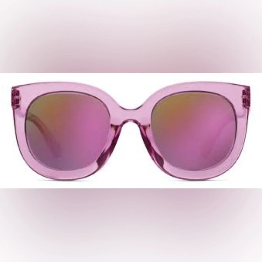 Peepers logging  off pink sunglasses